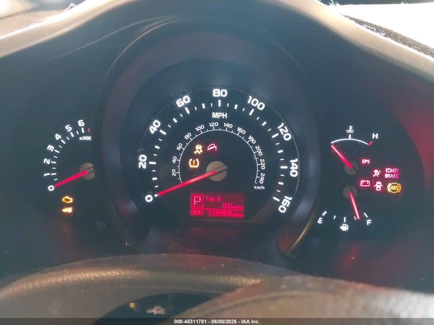 2016 Kia Sportage VIN KNDPC3A60G7803709 IAAI salvage auction — FRONT END, Salvage Title, sold $225 on 2026-07-28 (photo 7)