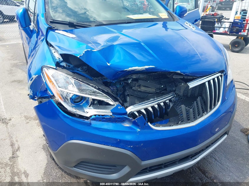 2016 Buick Encore VIN KL4CJASB8GB752195 IAAI salvage auction — FRONT END, Salvage Title, sold $1,050 on 2026-07-17 (photo 6)