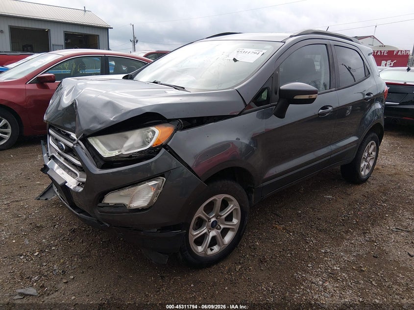 2020 Ford Ecosport VIN MAJ6S3GL9LC346546 IAAI salvage auction — FRONT END, Salvage Title, sold $475 on 2026-07-15 (photo 2)