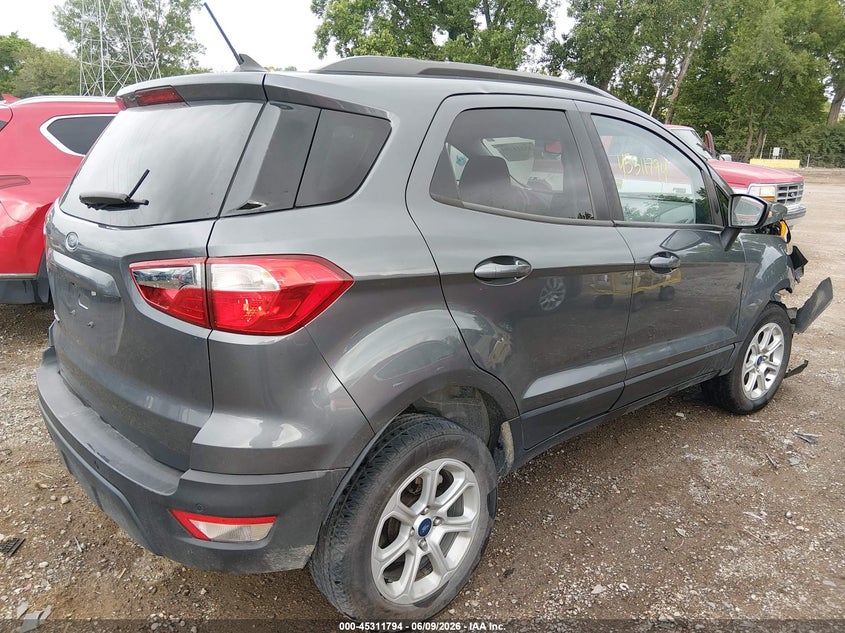 2020 Ford Ecosport VIN MAJ6S3GL9LC346546 IAAI salvage auction — FRONT END, Salvage Title, sold $475 on 2026-07-15 (photo 4)