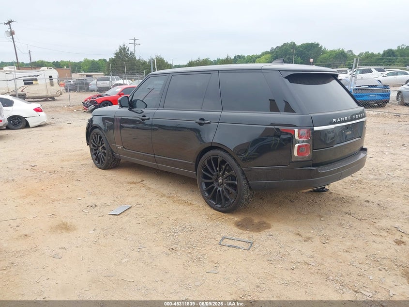 2019 Land rover RANGE ROVER VIN SALGS5RE5KA531494 IAAI salvage auction — FRONT END, Salvage Title, sold $14,800 on 2026-07-13 (photo 3)