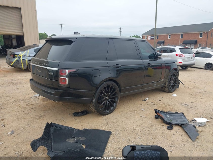 2019 Land rover RANGE ROVER VIN SALGS5RE5KA531494 IAAI salvage auction — FRONT END, Salvage Title, sold $14,800 on 2026-07-13 (photo 4)
