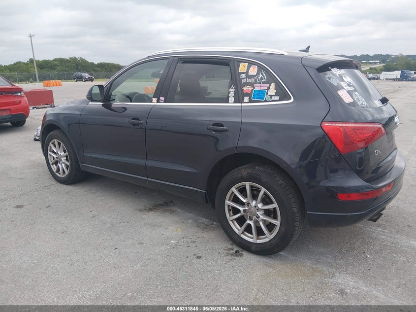 2012 Audi Q5 VIN WA1CFAFP5CA014524 IAAI salvage auction — SIDE, Salvage Title, sold $25 on 2026-07-23 (photo 3)