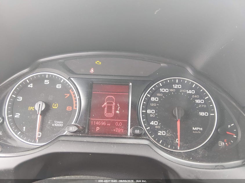 2012 Audi Q5 VIN WA1CFAFP5CA014524 IAAI salvage auction — SIDE, Salvage Title, sold $25 on 2026-07-23 (photo 7)
