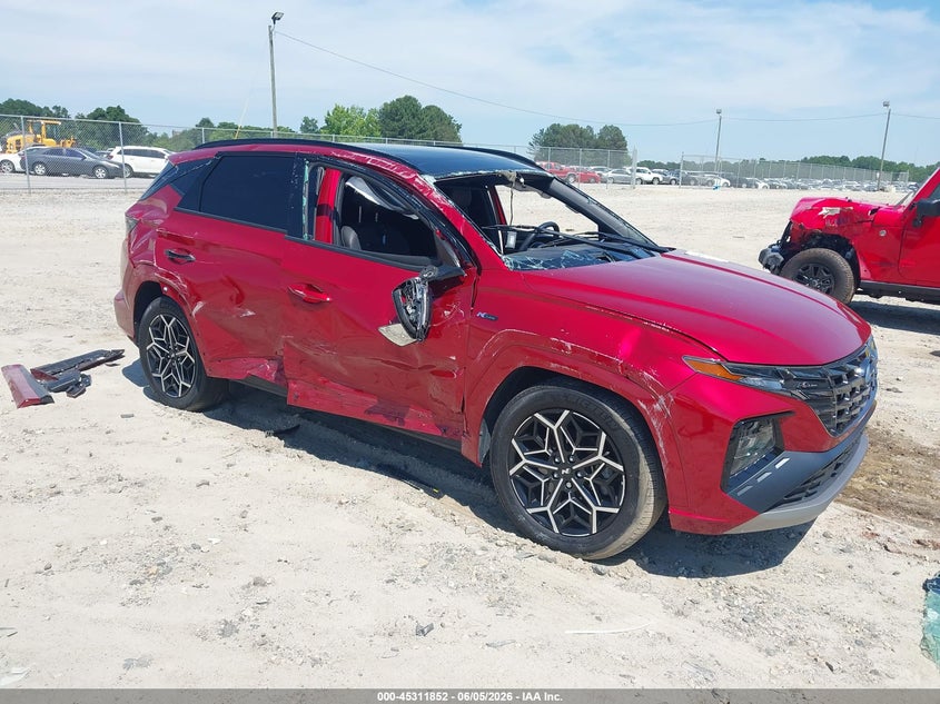 2023 Hyundai Tucson VIN KM8JF3AE1PU246021 IAAI salvage auction — ROLLOVER, Salvage Title, sold $3,150 on 2026-07-19 (photo 1)