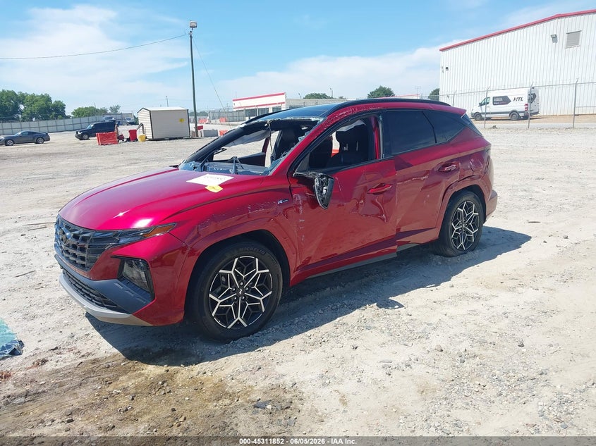 2023 Hyundai Tucson VIN KM8JF3AE1PU246021 IAAI salvage auction — ROLLOVER, Salvage Title, sold $3,150 on 2026-07-19 (photo 2)