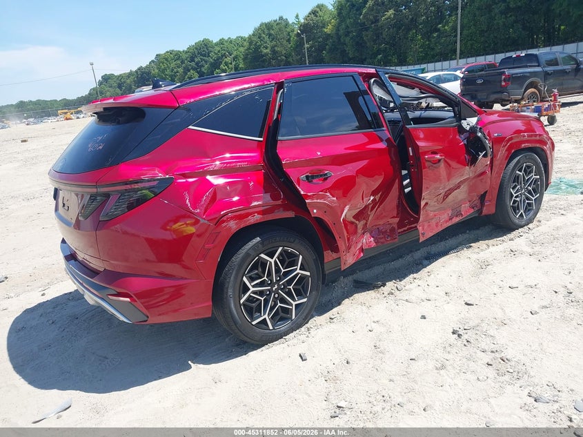 2023 Hyundai Tucson VIN KM8JF3AE1PU246021 IAAI salvage auction — ROLLOVER, Salvage Title, sold $3,150 on 2026-07-19 (photo 4)