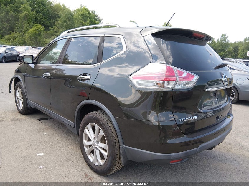 2016 Nissan Rogue VIN KNMAT2MV2GP715960 IAAI salvage auction — FRONT END, Salvage (Connecticut), sold $1,000 on 2026-07-09 (photo 3)