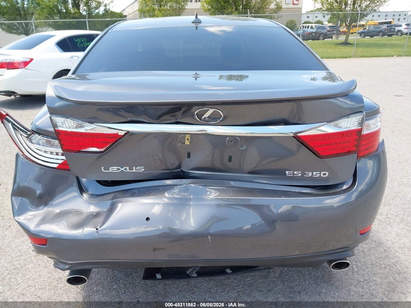 2013 Lexus ES VIN JTHBK1GG1D2068084 IAAI salvage auction — FRONT & REAR, Salvage Title, sold $4,325 on 2026-07-28 (photo 6)