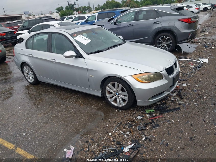 2007 BMW 3er VIN WBAVA33537PG52012 IAAI salvage auction — FRONT END, Original (Texas), sold $175 on 2026-07-24 (photo 1)