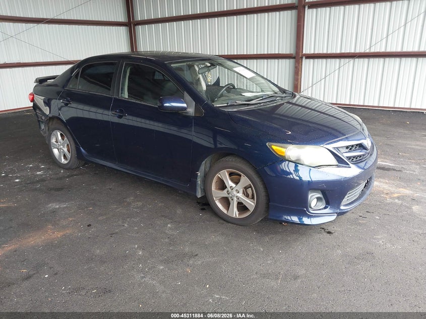 2012 Toyota Corolla VIN 5YFBU4EE2CP045122 IAAI salvage auction — FRONT & REAR, Salvage Title, sold $2,300 on 2026-07-16 (photo 1)
