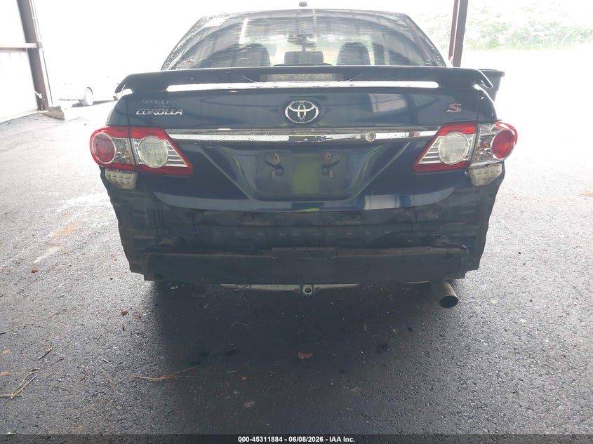 2012 Toyota Corolla VIN 5YFBU4EE2CP045122 IAAI salvage auction — FRONT & REAR, Salvage Title, sold $2,300 on 2026-07-16 (photo 6)