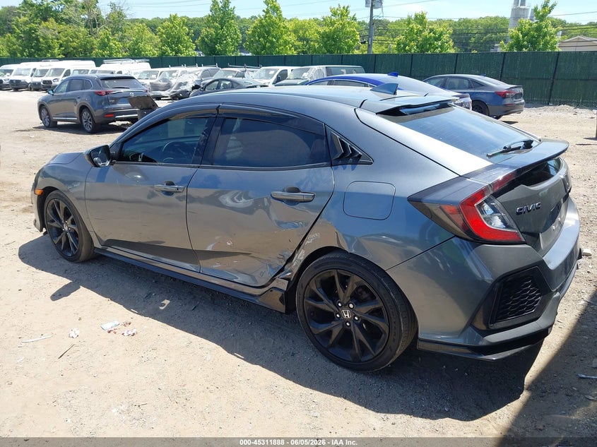 2018 Honda Civic VIN SHHFK7H40JU431332 IAAI salvage auction — LEFT SIDE, Salvage Title, sold $4,050 on 2026-07-14 (photo 3)