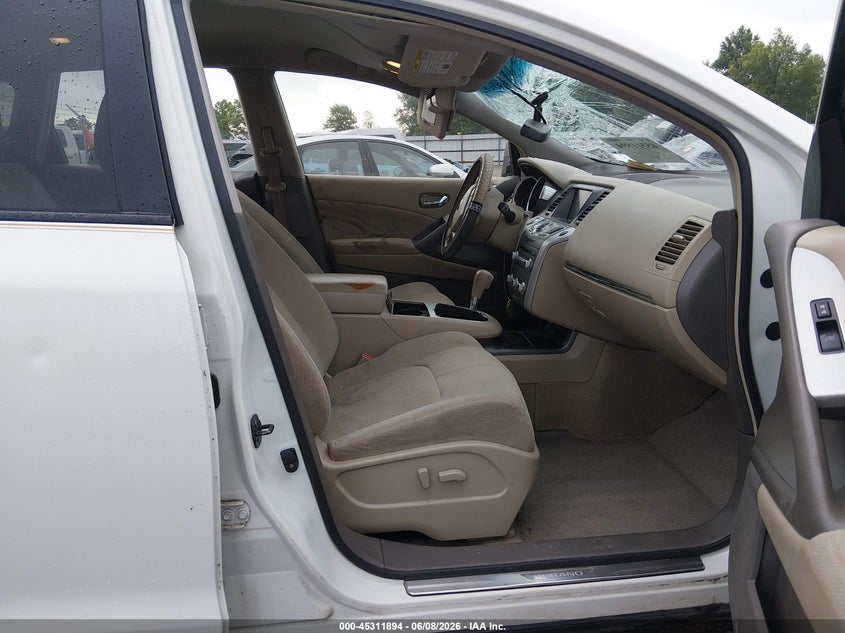 2014 Nissan Murano VIN JN8AZ1MU8EW418473 IAAI salvage auction — ROOF, Salvage Title, sold $650 on 2026-07-22 (photo 5)