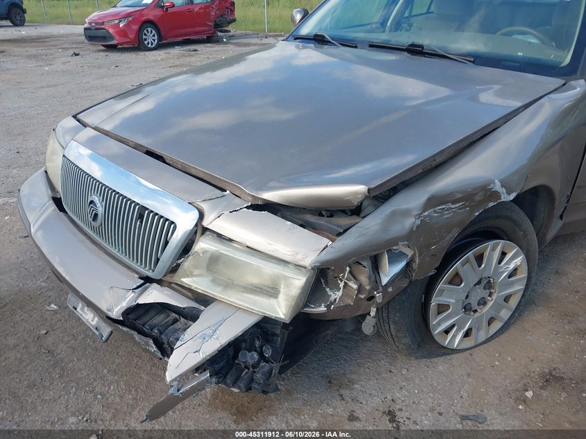 2005 Mercury Grand marquis VIN 2MEFM74W75X667063 IAAI salvage auction — FRONT END, Salvage (Louisiana), sold $675 on 2026-07-21 (photo 6)