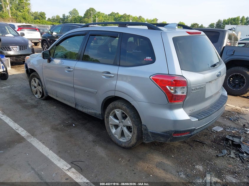 2016 Subaru Forester VIN JF2SJADC5GH524662 IAAI salvage auction — LEFT FRONT, Salvage (North Carolina), sold $1,025 on 2026-07-30 (photo 3)