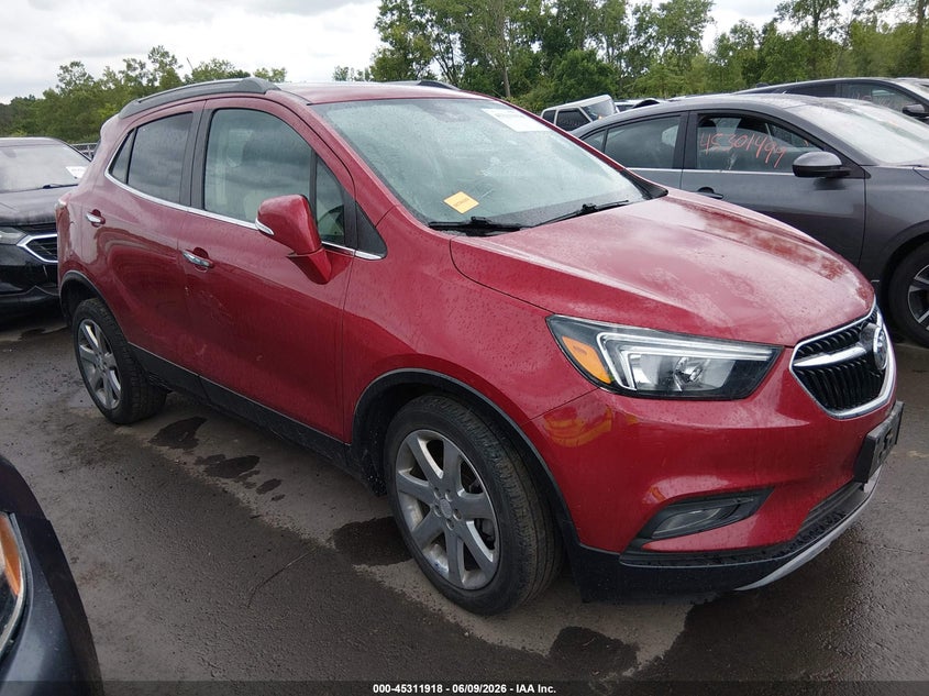 2018 Buick Encore VIN KL4CJBSB4JB621357 IAAI salvage auction — LEFT SIDE, Salvage Title, sold $2,100 on 2026-07-07 (photo 1)