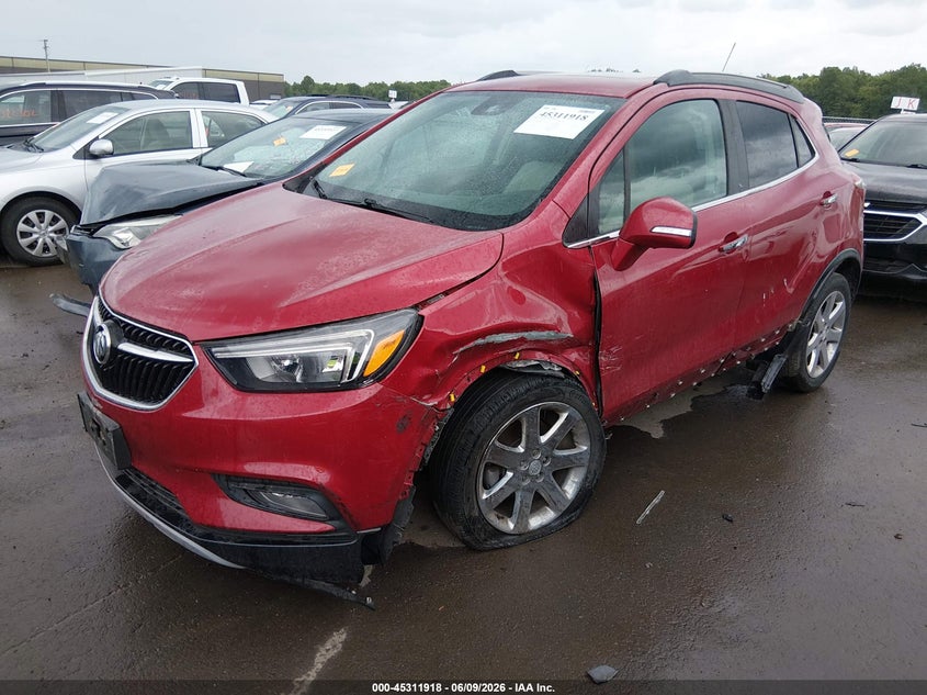 2018 Buick Encore VIN KL4CJBSB4JB621357 IAAI salvage auction — LEFT SIDE, Salvage Title, sold $2,100 on 2026-07-07 (photo 2)