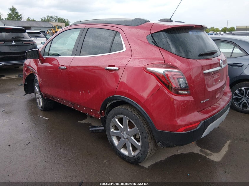 2018 Buick Encore VIN KL4CJBSB4JB621357 IAAI salvage auction — LEFT SIDE, Salvage Title, sold $2,100 on 2026-07-07 (photo 3)