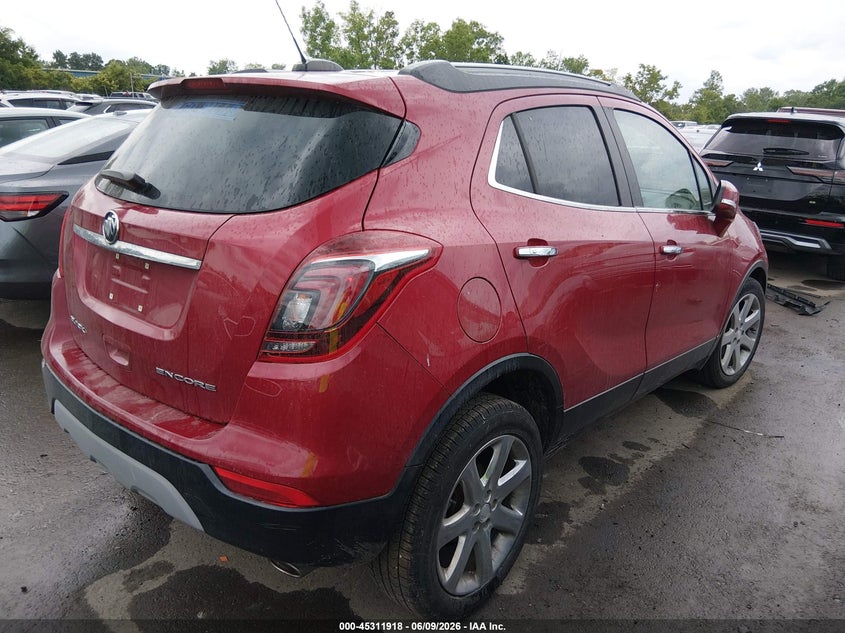2018 Buick Encore VIN KL4CJBSB4JB621357 IAAI salvage auction — LEFT SIDE, Salvage Title, sold $2,100 on 2026-07-07 (photo 4)