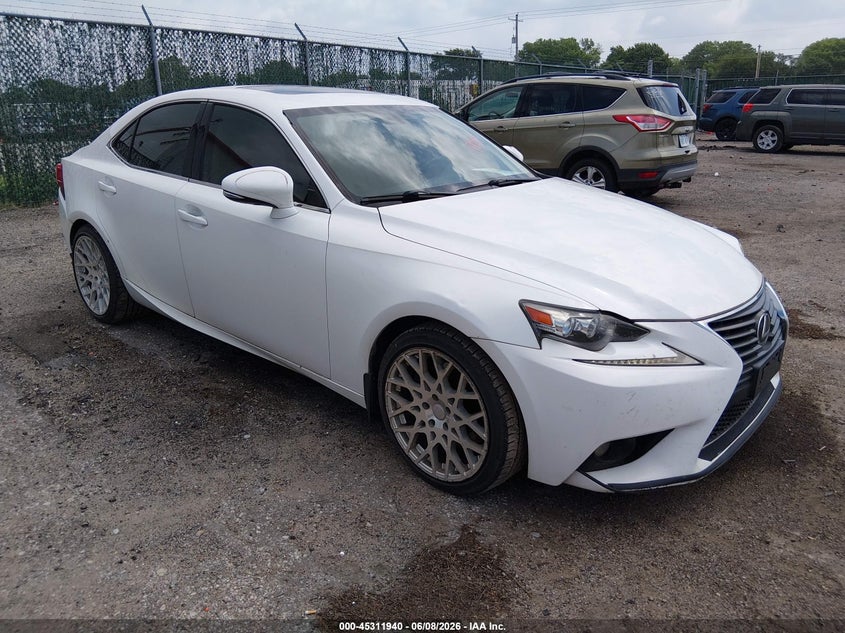 2014 Lexus Is VIN JTHCE1D29E5000457 IAAI salvage auction — HAIL, Salvage Title, sold $625 on 2026-07-24 (photo 1)