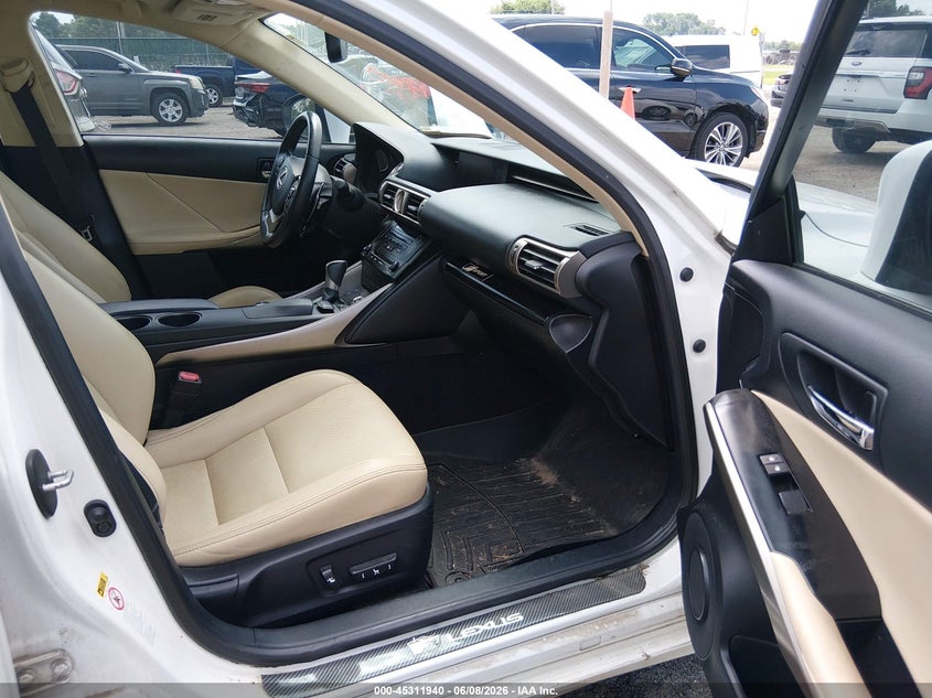 2014 Lexus Is VIN JTHCE1D29E5000457 IAAI salvage auction — HAIL, Salvage Title, sold $625 on 2026-07-24 (photo 5)