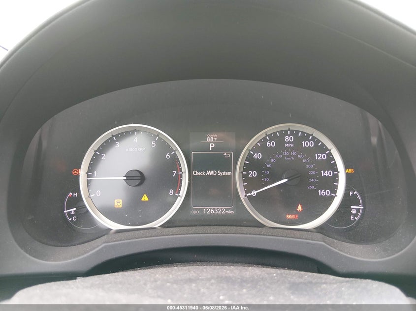 2014 Lexus Is VIN JTHCE1D29E5000457 IAAI salvage auction — HAIL, Salvage Title, sold $625 on 2026-07-24 (photo 7)