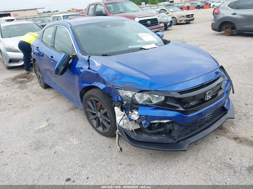 2020 Honda Civic VIN SHHFK7H68LU210582 IAAI salvage auction — RIGHT FRONT, Salvage Title, sold $5,050 on 2026-07-15 (photo 1)