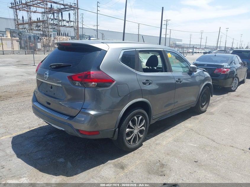 2018 Nissan Rogue VIN KNMAT2MT5JP517976 IAAI salvage auction — SIDE, Salvage Title, sold $350 on 2026-07-18 (photo 4)