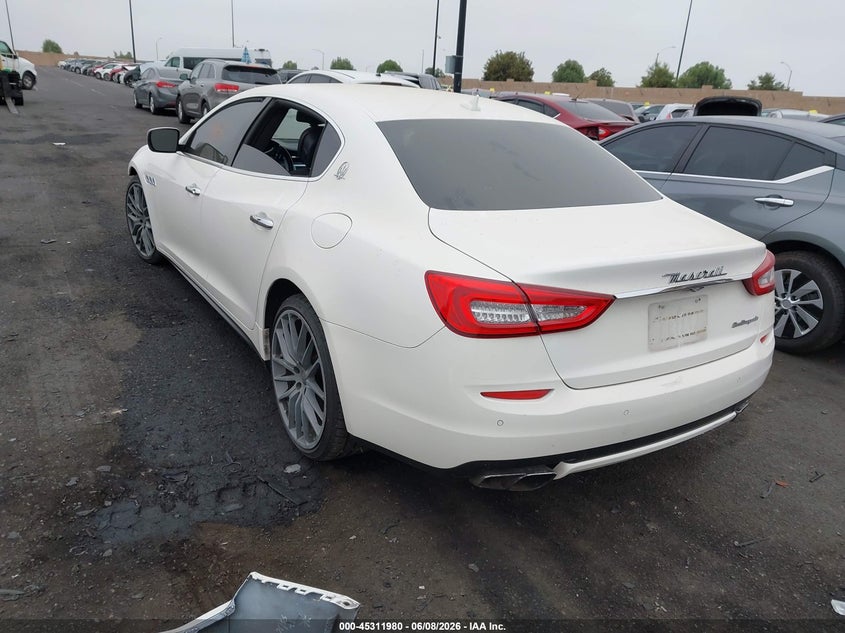 2014 Maserati Quattroporte VIN ZAM56PPAXE1074972 IAAI salvage auction — FRONT END, Salvage Title, sold $2,325 on 2026-09-18 (photo 3)