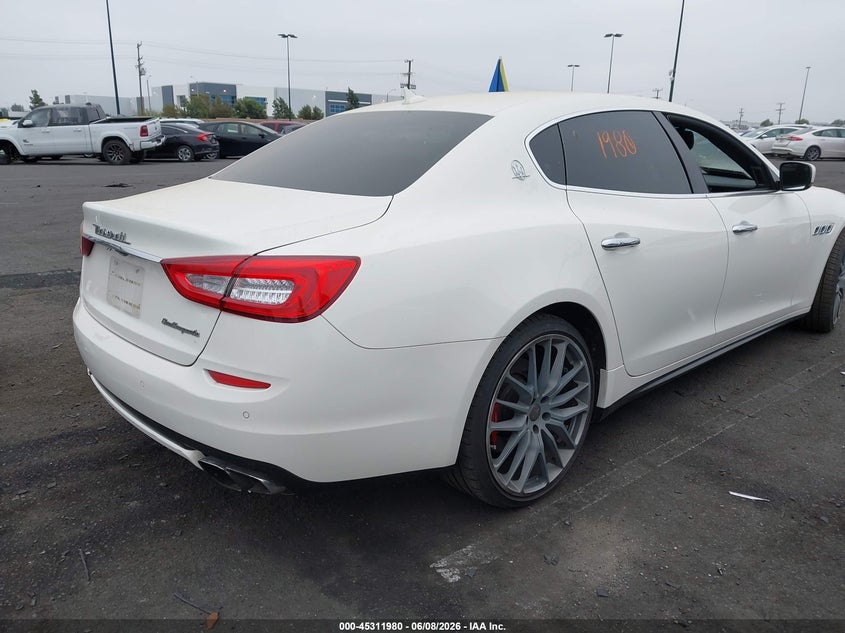 2014 Maserati Quattroporte VIN ZAM56PPAXE1074972 IAAI salvage auction — FRONT END, Salvage Title, sold $2,325 on 2026-09-18 (photo 4)