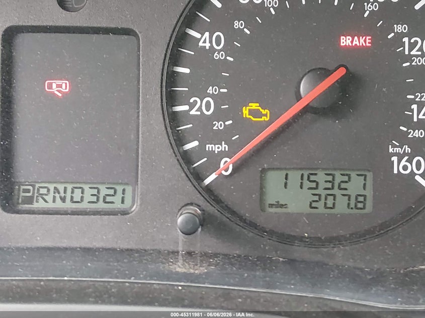 2003 Volkswagen Jetta VIN WVWRK61J73W614024 IAAI salvage auction — NORMAL WEAR, Original (Kentucky), sold $600 on 2026-08-10 (photo 7)