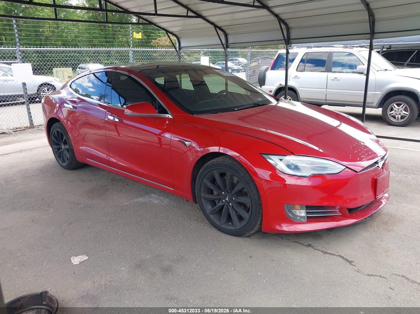 2017 Tesla Model s VIN 5YJSA1E25HF201153 IAAI salvage auction — FRONT END, Salvage Title, sold $4,950 on 2026-07-30 (photo 1)