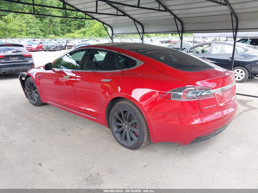 2017 Tesla Model s VIN 5YJSA1E25HF201153 IAAI salvage auction — FRONT END, Salvage Title, sold $4,950 on 2026-07-30 (photo 3)