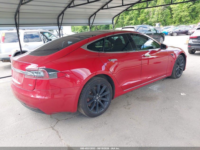 2017 Tesla Model s VIN 5YJSA1E25HF201153 IAAI salvage auction — FRONT END, Salvage Title, sold $4,950 on 2026-07-30 (photo 4)