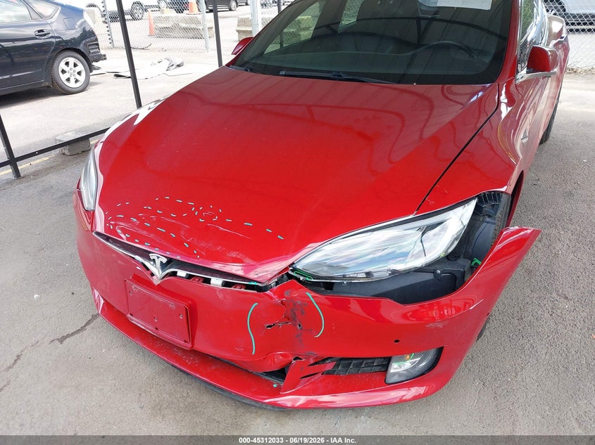 2017 Tesla Model s VIN 5YJSA1E25HF201153 IAAI salvage auction — FRONT END, Salvage Title, sold $4,950 on 2026-07-30 (photo 6)