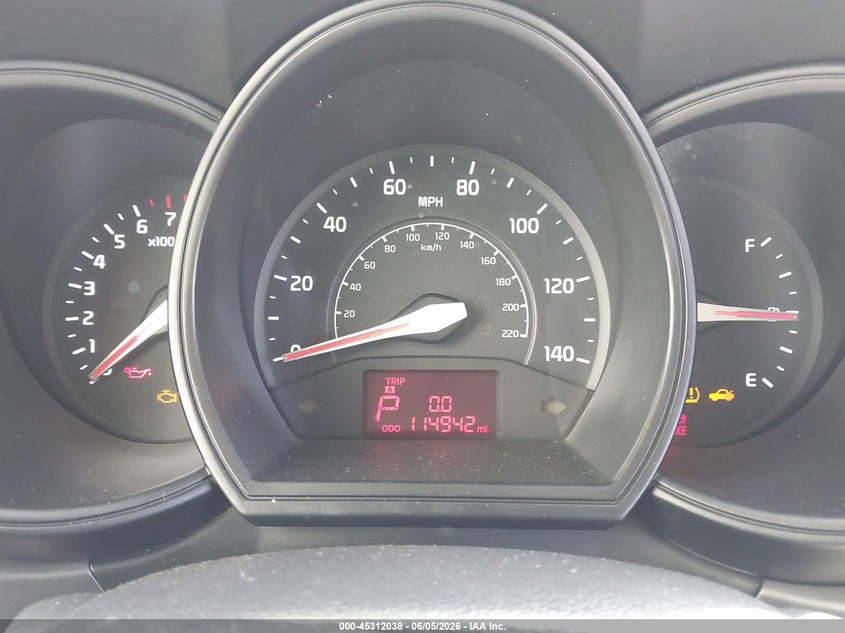 2013 Kia Rio VIN KNADN4A35D6113655 IAAI salvage auction — FRONT END, Salvage Title, sold $300 on 2026-07-15 (photo 7)