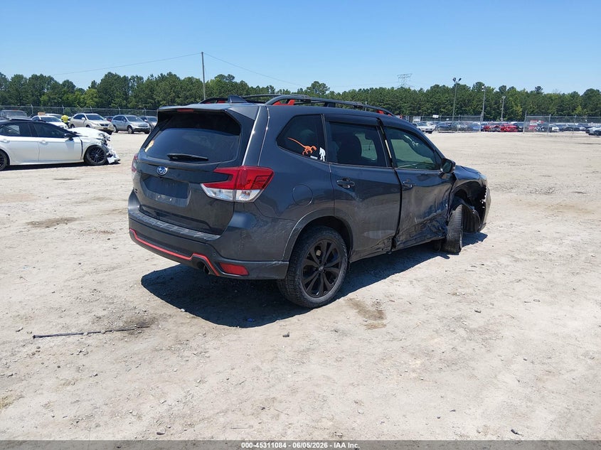 2020 Subaru Forester VIN JF2SKARC3LH510016 IAAI salvage auction — SIDE, Salvage Title, sold $3,250 on 2026-07-24 (photo 4)