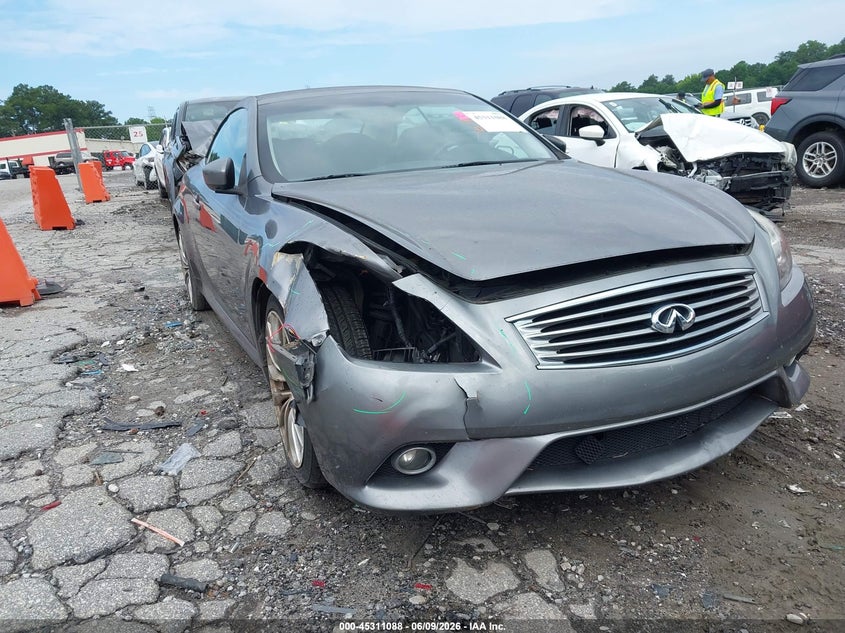 2012 Infiniti G VIN JN1CV6FE9CM203117 IAAI salvage auction — RIGHT FRONT, Salvage Title, sold $1,250 on 2026-07-15 (photo 6)