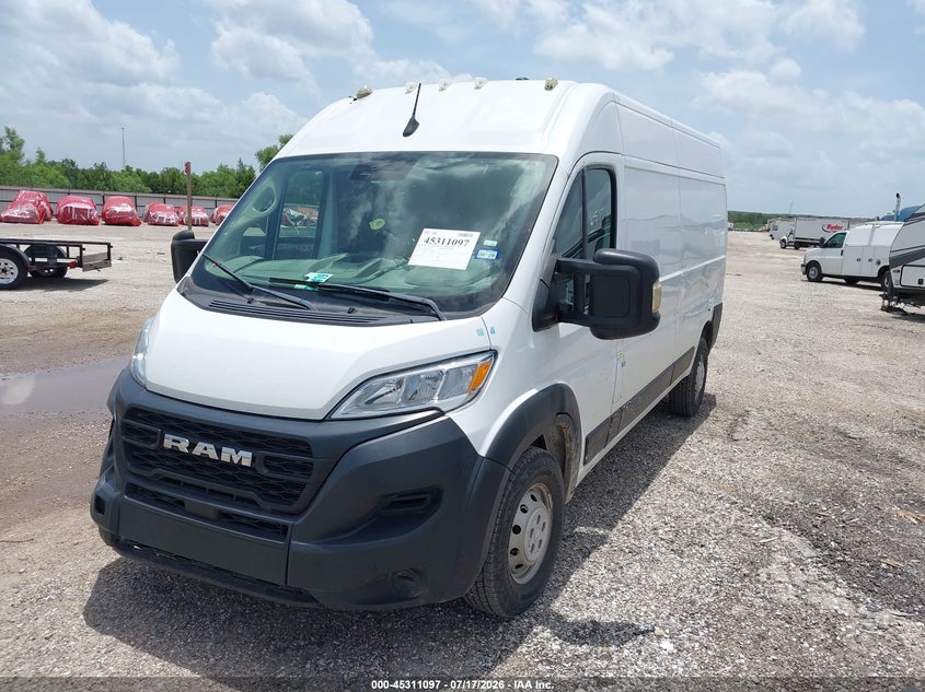 2023 Ram Promaster city VIN 3C6LRVDG5PE549130 IAAI salvage auction — RIGHT FRONT, Enterprise Vehicles Clear Only (Texas), sold $13,400 on 2026-07-28 (photo 2)