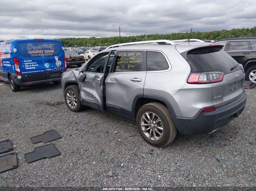 2019 Jeep Cherokee VIN 1C4PJMLX7KD343640 IAAI salvage auction — LEFT SIDE, Salvage Title, sold $2,950 on 2026-07-17 (photo 3)