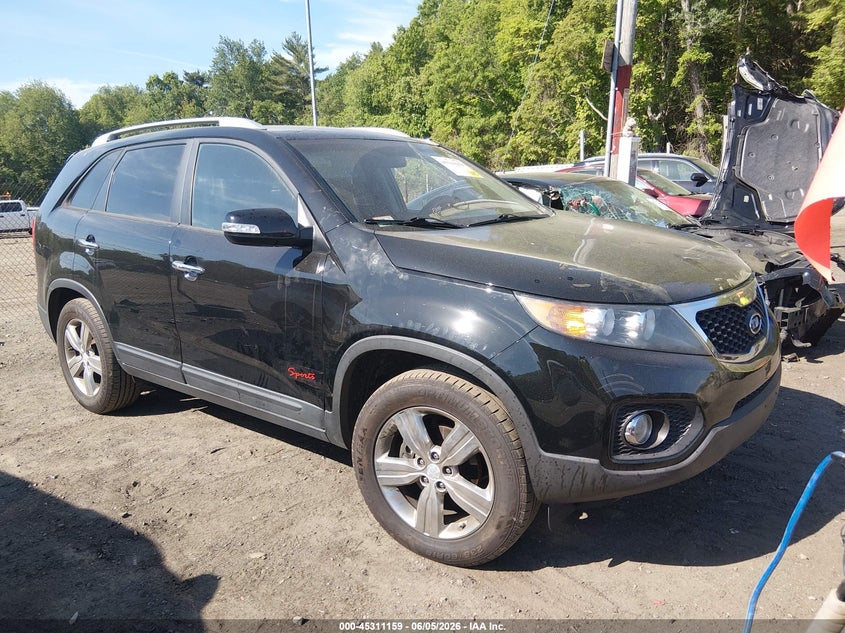 2013 Kia Sorento VIN 5XYKU3A68DG410126 IAAI salvage auction — LEFT & RIGHT, Salvage Title, sold $1,225 on 2026-07-14 (photo 1)