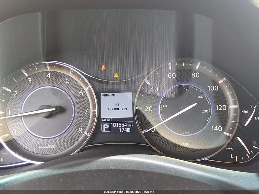 2017 Infiniti Qx80 VIN JN8AZ2NC0H9431166 IAAI salvage auction — REAR END, Salvage Title, sold $3,650 on 2026-07-10 (photo 7)
