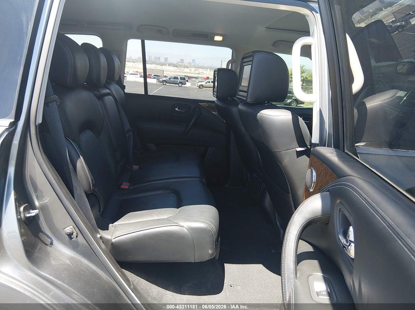 2017 Infiniti Qx80 VIN JN8AZ2NC0H9431166 IAAI salvage auction — REAR END, Salvage Title, sold $3,650 on 2026-07-10 (photo 8)