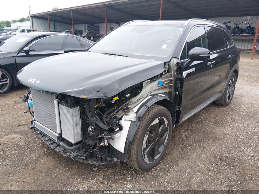 2025 Kia Sorento VIN KNDRHDJG9S5419537 IAAI salvage auction — RIGHT FRONT, Salvage (Ohio), sold $13,300 on 2026-07-29 (photo 2)