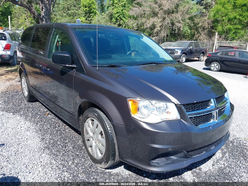 2018 Dodge Grand caravan VIN 2C4RDGBG6JR297006 IAAI salvage auction — ENGINE DAMAGE, Sf97 (New York), sold $2,950 on 2026-07-31 (photo 1)