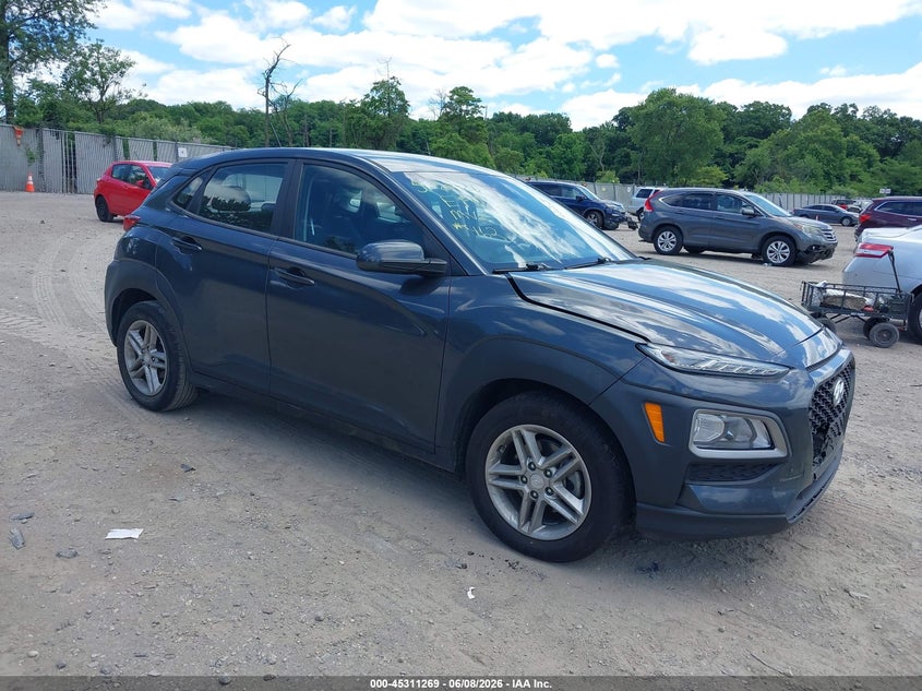 2019 Hyundai Kona VIN KM8K12AA8KU339945 IAAI salvage auction — LEFT SIDE, Salvage Title, sold $2,575 on 2026-07-14 (photo 1)