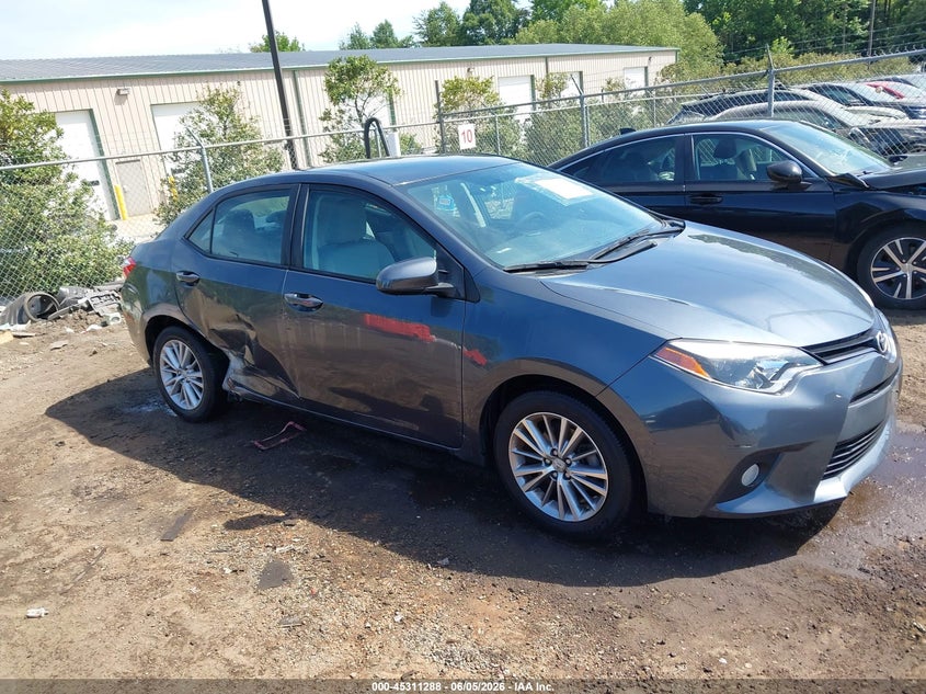 2014 Toyota Corolla VIN 2T1BURHE0EC086229 IAAI salvage auction — RIGHT REAR, Salvage Title, sold $3,250 on 2026-07-24 (photo 1)