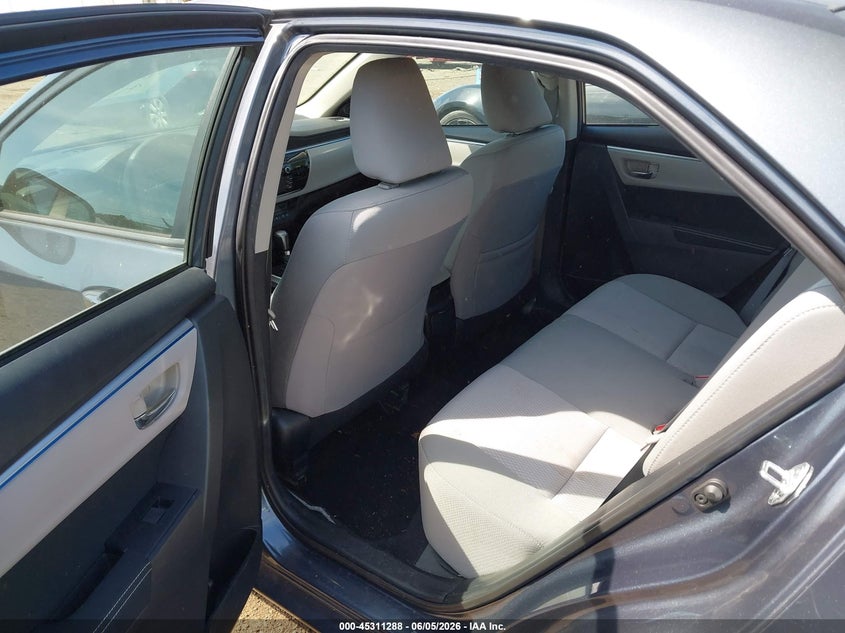 2014 Toyota Corolla VIN 2T1BURHE0EC086229 IAAI salvage auction — RIGHT REAR, Salvage Title, sold $3,250 on 2026-07-24 (photo 8)