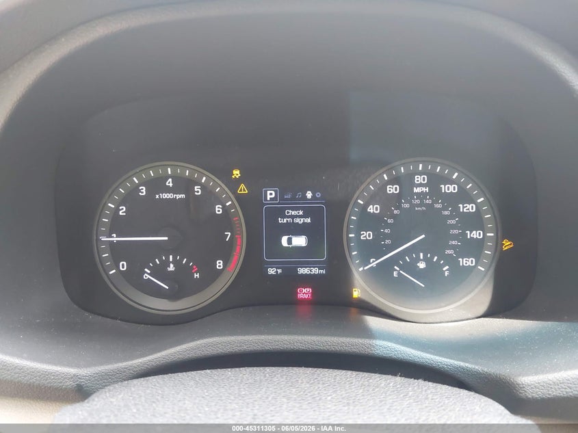 2017 Hyundai Tucson VIN KM8J33A40HU399670 IAAI salvage auction — RIGHT FRONT, Salvage Title, sold $2,800 on 2026-07-07 (photo 7)